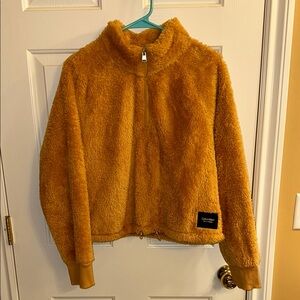 Calvin Klein Women’s Fleece Quarter Zip - Mustard